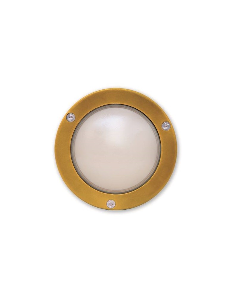 Χελώνα ορειχάλκινη στρογγυλή Brass G9 IP64 LIGHTUP