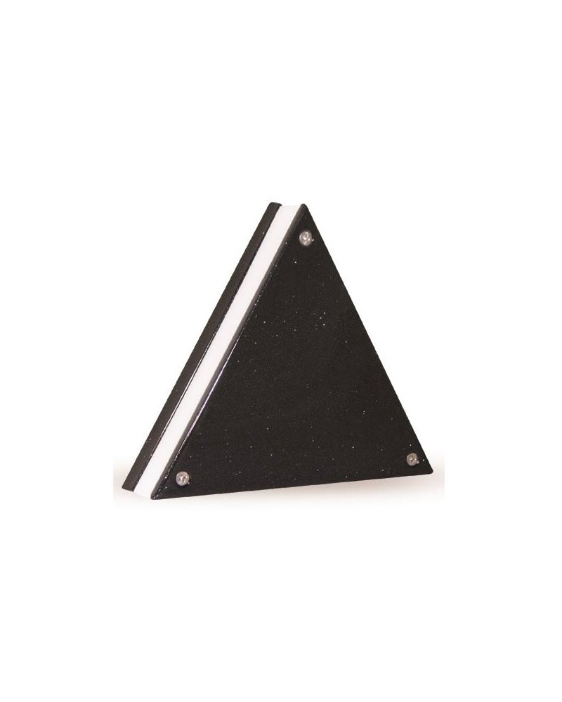Απλίκα τοίχου τρίγωνη αλουμίνιο μαύρο πέρλα LED IP64 LIGHTUP