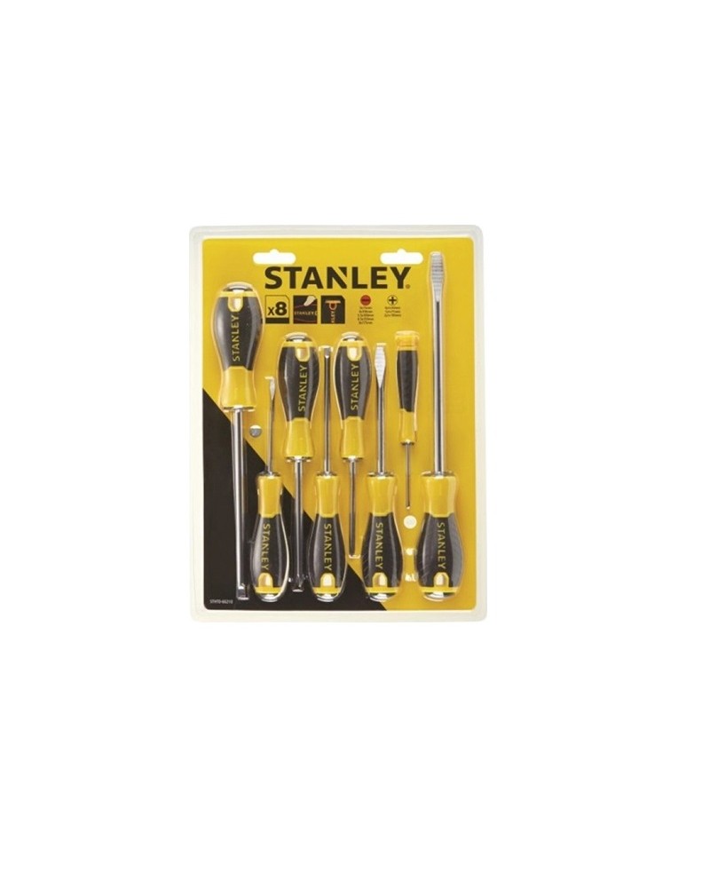 Κατσαβίδια Essential σετ 8τεμ. 5 ίσια-3 σταυρού STANLEY